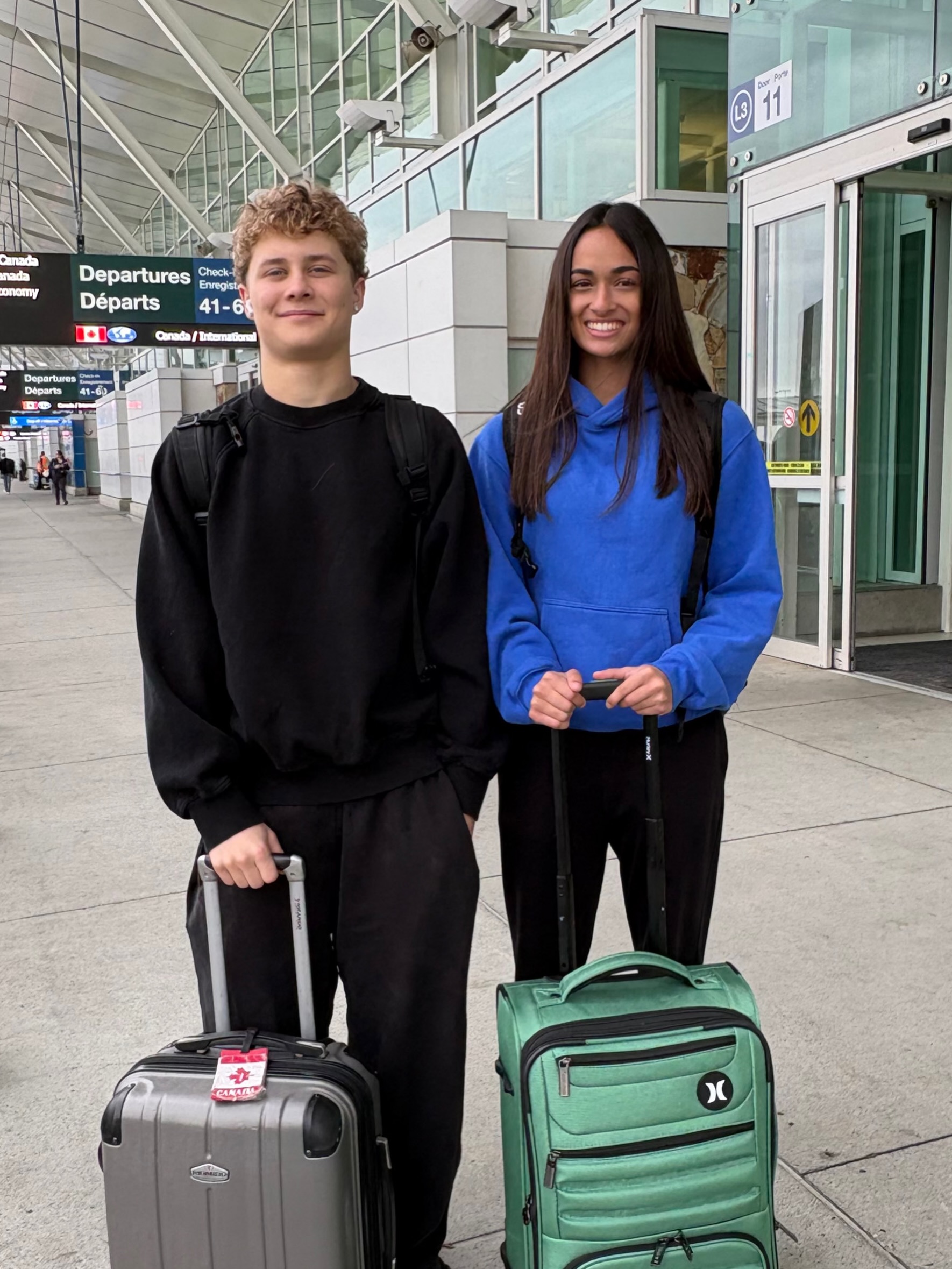 Mattias and Simran are off to Toronto for Senior Nationals! Good luck!!!